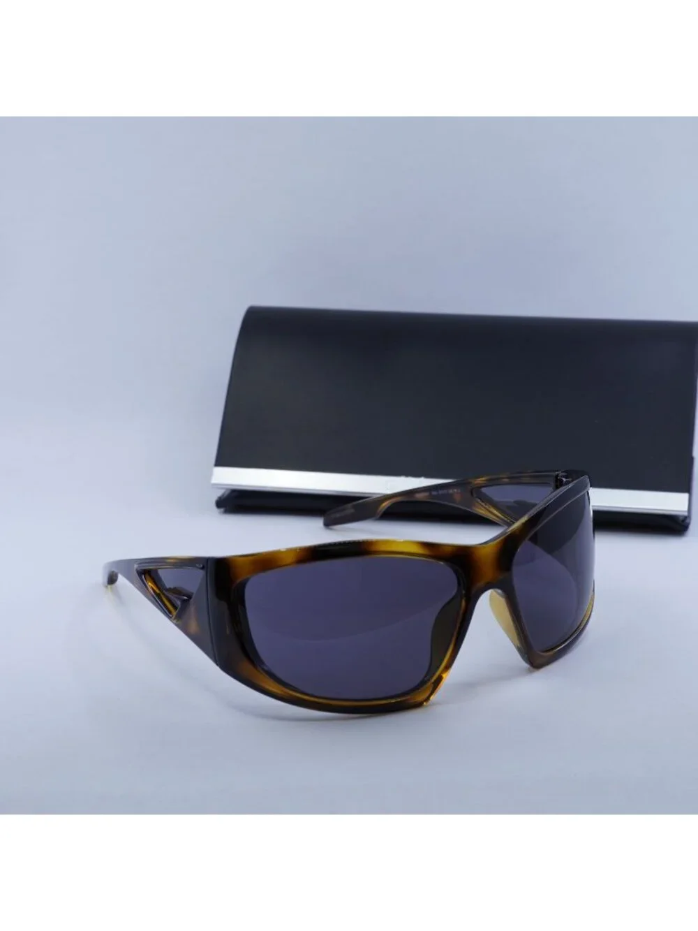 Givenchy GV40051I 56A Shield Sunglasses - Havana / Grey with Mirror